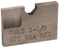 APT - 1-1/2 Inch Diameter, 3/16 Inch Thick, High Speed Steel Auxiliary Pilot Blade - Series D - Benchmark Tooling