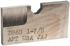 APT - 1-7/16 Inch Diameter, 3/16 Inch Thick, High Speed Steel Auxiliary Pilot Blade - Series D - Benchmark Tooling