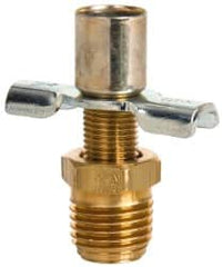 Eaton - Steel External Seat Drain Cock & Shutoff Valve - 1/4 Thread, 150 Max psi - Benchmark Tooling