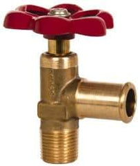 Eaton - 5/8" Pipe, Steel Shutoff Drain Cock & Shutoff Valve - 3/8 Thread, 150 Max psi - Benchmark Tooling