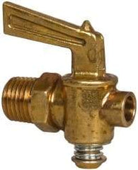 Eaton - Steel Ground Plug Drain Drain Cock & Shutoff Valve - 1/4 Thread, 30 Max psi - Benchmark Tooling