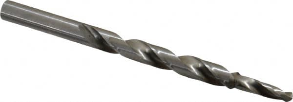 Made in USA - 21/64" Body, 0.218" Step Diam, Straight Shank, High Speed Steel Subland Step Drill Bit - Benchmark Tooling