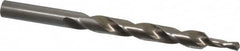 Made in USA - Letter W Body, 0.196" Step Diam, Straight Shank, High Speed Steel Subland Step Drill Bit - Benchmark Tooling