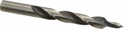 Made in USA - 3/4" Body, 0.383" Step Diam, 3/4" Diam Straight Shank, High Speed Steel Subland Step Drill Bit - Benchmark Tooling