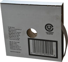 3M - 1" x 50 Yd 220 Grit Aluminum Oxide Cloth Roll - Very Fine Grade, J Weighted Backing - Benchmark Tooling