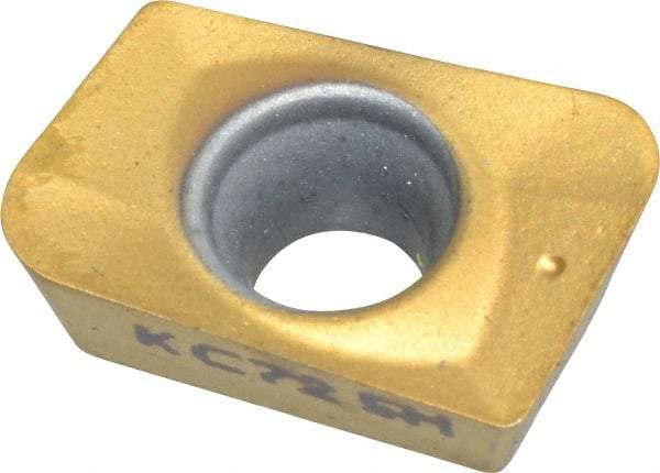 Kennametal - ADKT16224 LC Grade KC725M Carbide Milling Insert - TiN/TiCN/TiN Finish, 0.1378" Thick, 1.6mm Corner Radius - Benchmark Tooling