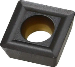 Kennametal - SPMT432 Grade KCPK30 Carbide Milling Insert - TiN/TiCN/Al2O3 Finish, 3/16" Thick, 1/2" Inscribed Circle, 0.79mm Corner Radius - Benchmark Tooling