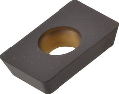 Kennametal - XDCW150308 Grade KCPK30 Carbide Milling Insert - TiN/TiCN/Al2O3 Finish, 0.1252" Thick, 0.8mm Corner Radius - Benchmark Tooling