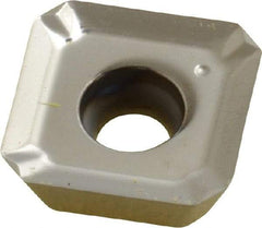 Kennametal - SECT443 LE Grade KC410M Carbide Milling Insert - TiB2 Finish, 0.1874" Thick, 14mm Inscribed Circle, 1mm Corner Radius - Benchmark Tooling