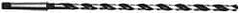 Interstate - 1-11/16", 5MT 118° Point High Speed Steel Taper Shank Drill Bit - Oxide Finish, 17" Flute Length, 24" OAL, Spiral Flute, Series 502 - Benchmark Tooling