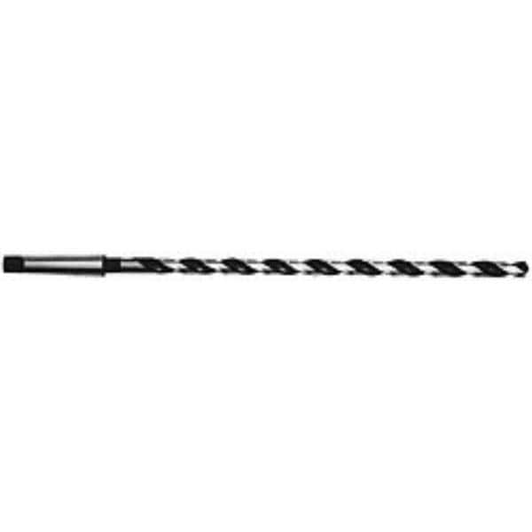 Interstate - 1-9/16", 5MT 118° Point High Speed Steel Taper Shank Drill Bit - Benchmark Tooling