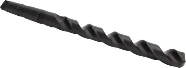 Interstate - 15/16", 3MT 118° Point High Speed Steel Taper Shank Drill Bit - Benchmark Tooling