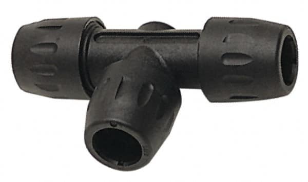 Transair - 1-1/2" ID, Air Hose Equal Tee - 232 Max psi, 8-1/16" Long, Plastic - Benchmark Tooling