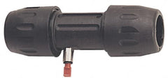 Transair - 1-1/2" ID, Air Hose Union with Vent - 232 Max psi, 8-1/8" Long, Plastic - Benchmark Tooling