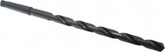 Interstate - 27/32", 3MT 118° Point High Speed Steel Taper Shank Drill Bit - Benchmark Tooling