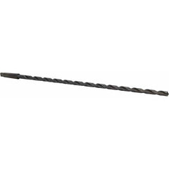 Interstate - 1/2", 2MT 118° Point High Speed Steel Taper Shank Drill Bit - Benchmark Tooling