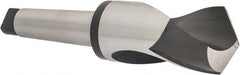 Interstate - 2-7/8", 5MT 118° Point High Speed Steel Taper Shank Drill Bit - Benchmark Tooling