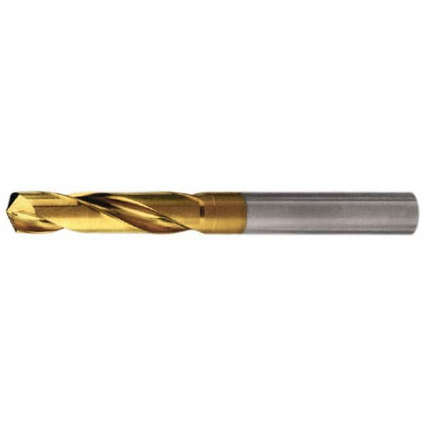 Walter-Titex - 0.5906" 140° Spiral Flute Solid Carbide Screw Machine Drill Bit - Benchmark Tooling