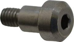 Made in USA - 4mm Shoulder Diam x 4mm Shoulder Length, M3x0.5 Metric Coarse, Hex Socket Shoulder Screw - 303, 18-8 Stainless Steel, Uncoated, 3mm Head Height x 6mm Head Diam - Benchmark Tooling