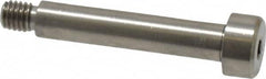 Made in USA - 6mm Shoulder Diam x 30mm Shoulder Length, M5x0.8 Metric Coarse, Hex Socket Shoulder Screw - 303, 18-8 Stainless Steel, Uncoated, 5mm Head Height x 10mm Head Diam - Benchmark Tooling