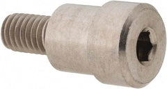 Made in USA - 10mm Shoulder Diam x 8mm Shoulder Length, M6x1 Metric Coarse, Hex Socket Shoulder Screw - 303, 18-8 Stainless Steel, Uncoated, 6mm Head Height x 12mm Head Diam - Benchmark Tooling