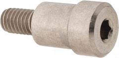 Made in USA - 10mm Shoulder Diam x 10mm Shoulder Length, M6x1 Metric Coarse, Hex Socket Shoulder Screw - 303, 18-8 Stainless Steel, Uncoated, 6mm Head Height x 12mm Head Diam - Benchmark Tooling