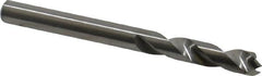 M.A. Ford - 3/16" Spiral Flute Solid Carbide Screw Machine Drill Bit - Bright Finish, Right Hand Cut, 15/16" Flute Length, 2-3/16" OAL, Standard Point, Straight Shank - Benchmark Tooling