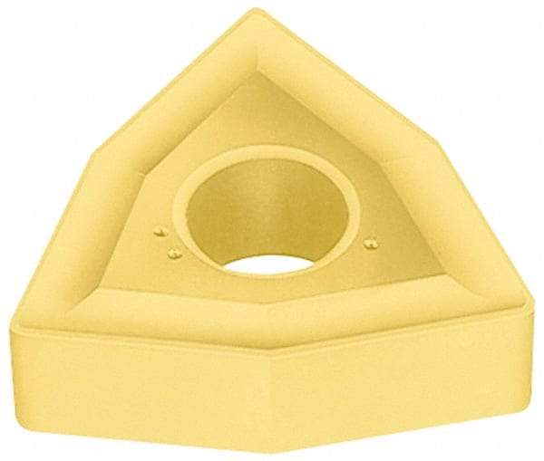 Tungaloy - WNMG433 Grade T5125 Carbide Turning Insert - TiCN/Al2O3 Finish, 80° Trigon, 1/2" Inscr Circle, 3/16" Thick, 3/64" Corner Radius - Benchmark Tooling