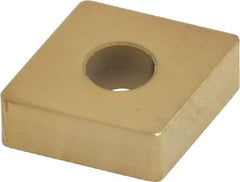 Tungaloy - CNGA432 Grade LX11 Ceramic Turning Insert - TiN Finish, 80° Diamond, 1/2" Inscr Circle, 3/16" Thick, 1/32" Corner Radius - Benchmark Tooling