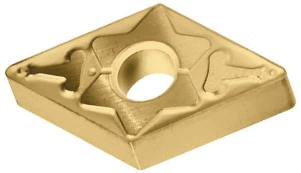 Tungaloy - DNMG433 TM Grade AH120 Carbide Turning Insert - TiAlN Finish, 55° Diamond, 1/2" Inscr Circle, 3/16" Thick, 3/64" Corner Radius - Benchmark Tooling