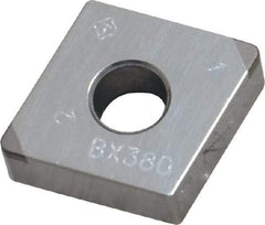 Tungaloy - 2QP-CNGA432 Grade BX380 PCBN Turning Insert - Uncoated, 80° Diamond, 1/2" Inscr Circle, 3/16" Thick, 1/32" Corner Radius - Benchmark Tooling