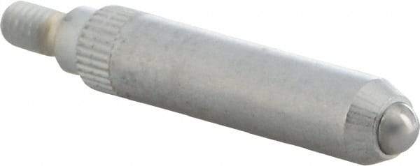 Mitutoyo - #4-48, 1.5mm Ball Diam, Carbide Ball Contact Point - 1" Contact Point Length, Use with Dial Indicators, Digimatic Dial Indicators, Linear Gages - Benchmark Tooling