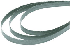 M.K. MORSE - 10 to 14 TPI, 9' 6" Long x 3/4" Wide x 0.035" Thick, Welded Band Saw Blade - Bi-Metal, Toothed Edge, Raker Tooth Set - Benchmark Tooling