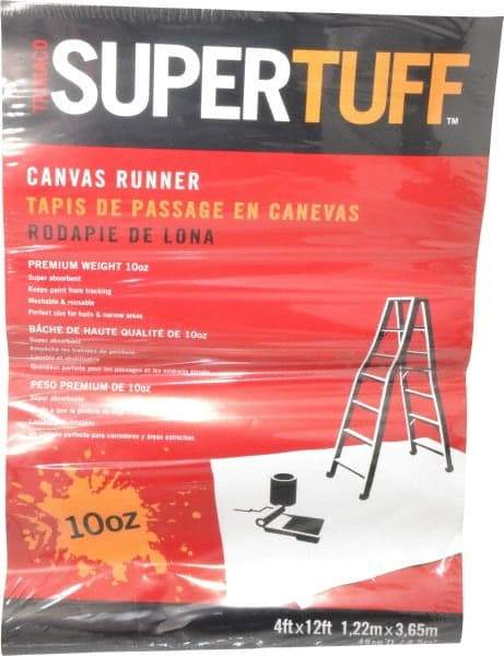 TRIMACO - Extra Heavyweight 10 oz Canvas Drop Cloth - 12' x 4' - Benchmark Tooling