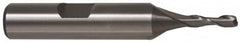 Square End Mill: 7/16'' Dia, 13/16'' LOC, 3/8'' Shank Dia, 2-1/2'' OAL, 2 Flutes, Cobalt Single End, Uncoated, Spiral Flute, 30 ° Helix, Centercutting, RH Cut, RH Flute