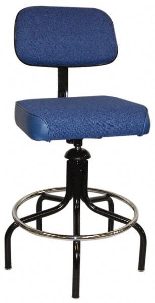 Bevco - Adjustable Chair - Cloth, Vinyl Seat, Royal Blue - Benchmark Tooling