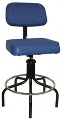 Bevco - Adjustable Chair - Cloth, Vinyl Seat, Royal Blue - Benchmark Tooling