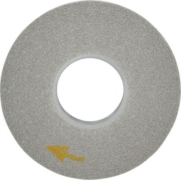 3M - 8" Diam, 1" Face Width, 3" Center Hole, Medium Grade, Aluminum Oxide Deburring Wheel - Convolute, Hard Density 8 Grade, 4,500 RPM - Benchmark Tooling