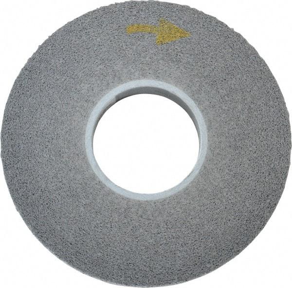 3M - 8" Diam, 1" Face Width, 3" Center Hole, Fine Grade, Silicon Carbide Deburring Wheel - Convolute, Hard Density 8 Grade, 4,500 RPM - Benchmark Tooling