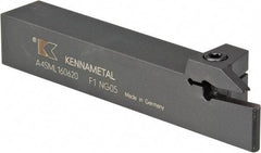 Kennametal - External Thread, 0.79" Max Depth of Cut, 6mm Min Groove Width, 6" OAL, Left Hand Indexable Grooving Cutoff Toolholder - 1" Shank Height x 1" Shank Width, A4..06.. Insert Style, A4SM Toolholder Style, Series A4 - Benchmark Tooling