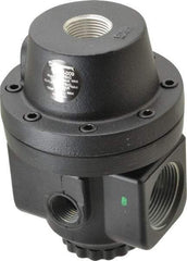 Norgren - 1-1/4 NPT Port, 300 CFM, Zinc/Aluminum Air Pilot Operated Regulator - 10 to 400 psi Range, 400 Max psi Supply Pressure, 4.16" Wide x 5.97" High - Benchmark Tooling
