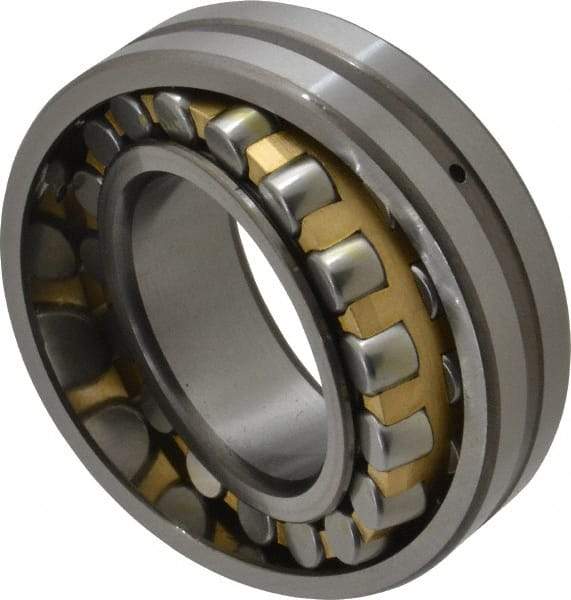 Value Collection - 1.9685" Bore Diam, 18,200 Lbs. Dynamic Capacity, Straight Spherical Roller Bearing - 3.5433" Outside Diam, 21,800 Lbs. Static Capacity, 0.9055" Thick - Benchmark Tooling