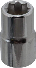 Proto - 7/16", 1/2" Drive, Standard Hand Socket - 8 Points, 1-7/16" OAL, Alloy Steel, Chrome Finish - Benchmark Tooling