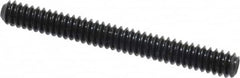 Value Collection - #4-40 UNC, 1" OAL, Cup Point Set Screw - Grade 8 Alloy Steel, 0.05" Key - Benchmark Tooling
