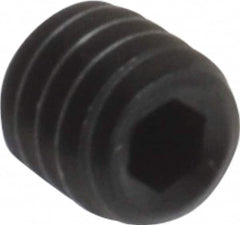 Value Collection - #4-48 UNF, 1/8" OAL, Cup Point Set Screw - Grade 8 Alloy Steel, 0.05" Key - Benchmark Tooling