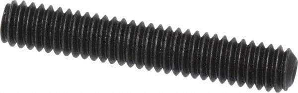 Value Collection - #8-32 UNC, 1" OAL, Cup Point Set Screw - Grade 8 Alloy Steel, 5/64" Key - Benchmark Tooling