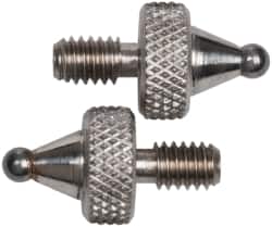 NES - #4-48, 5/64" Ball Diam, Carbide Ball Contact Point - 1/4" Contact Point Length - Benchmark Tooling