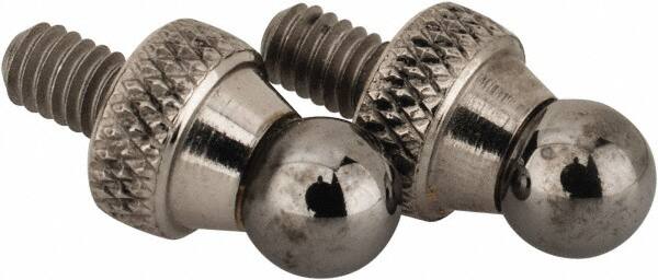NES - #4-48, 3/16" Ball Diam, Carbide Ball Contact Point - 1/4" Contact Point Length - Benchmark Tooling