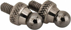 NES - #4-48, 3/16" Ball Diam, Carbide Ball Contact Point - 1/4" Contact Point Length - Benchmark Tooling