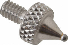 NES - #4-48, 3/64" Ball Diam, Carbide Ball Contact Point - 1/4" Contact Point Length - Benchmark Tooling